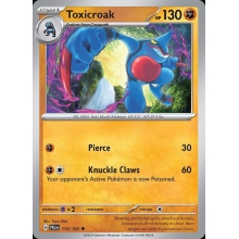 POKEMON PALDEA EVOLVED CARTA TOXICROAK POCO COMUN