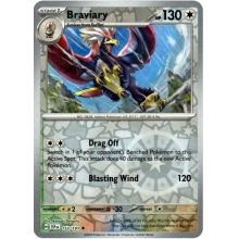 POKEMON SURGING SPARKS CARTA BRAVIARY REVERSE