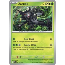 POKEMON SURGING SPARKS CARTA ZARUDE HOLO