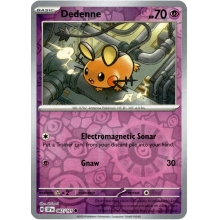 POKEMON SURGING SPARKS CARTA DEDENNE REVERSE