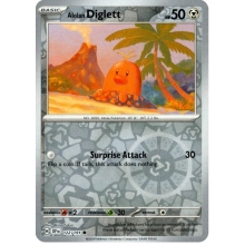 POKEMON SURGING SPARKS CARTA ALOLAN DIGLETT REVERSE