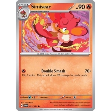 POKEMON SURGING SPARKS CARTA SIMISEAR REVERSE