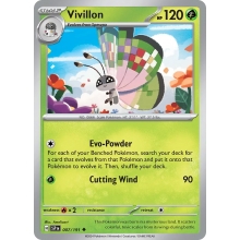POKEMON SURGING SPARKS CARTA VIVILLON POCO COMUN