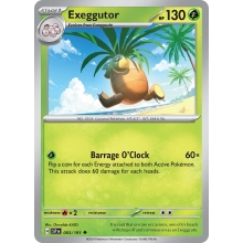 POKEMON SURGING SPARKS CARTA EXEGGUTOR POCO COMUN