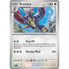 POKEMON SURGING SPARKS CARTA BRAVIARY POCO COMUN