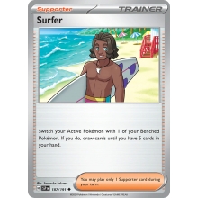 POKEMON SURGING SPARKS CARTA SURFER POCO COMUN