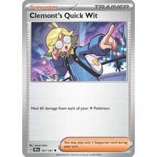 POKEMON SURGING SPARKS CARTA CLEMONTA?S QUICK WIT POCO COMUN