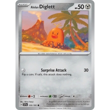 POKEMON SURGING SPARKS CARTA ALOLAN DIGLETT COMUN