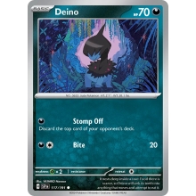 POKEMON SURGING SPARKS CARTA DEINO COMUN