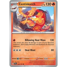 POKEMON SURGING SPARKS CARTA CENTISKORCH COMUN