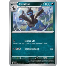POKEMON SURGING SPARKS CARTA ZWEILOUS COMUN