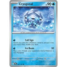 POKEMON SURGING SPARKS CARTA CRYOGONAL COMUN