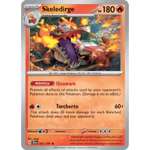 POKEMON SURGING SPARKS CARTA SKELEDIRGE HOLO