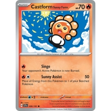 POKEMON SURGING SPARKS CARTA CASTFORM SUNNY FORM COMUN