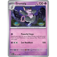 POKEMON OBSIDIAN FLAMES CARTA GRUMPIG POCO COMUN
