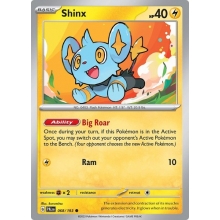 POKEMON PALDEA EVOLVED CARTA SHINX REVERSE