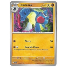 POKEMON PALDEA EVOLVED CARTA TOXICROAK POCO COMUN