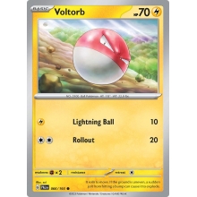 POKEMON PALDEA EVOLVED CARTA VOLTORB COMUN