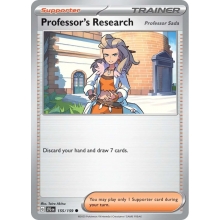POKEMON JOURNEY TOGETHER CARTA PROFESSORS RESEARCH REVERSE