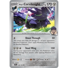 POKEMON JOURNEY TOGETHER CARTA HOPS CORVIKNIGHT POCO COMUN