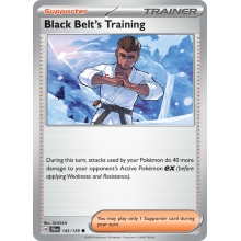 POKEMON JOURNEY TOGETHER CARTA BLACK BELTS TRAINING COMUN