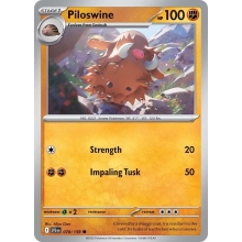 POKEMON JOURNEY TOGETHER CARTA PILOSWINE COMUN