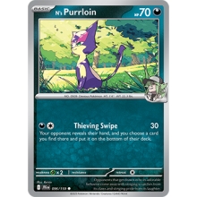 POKEMON JOURNEY TOGETHER CARTA NS PURRLOIN COMUN