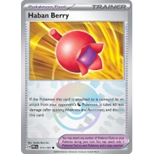 POKEMON PRISMATIC EVOLUTIONS CARTA HABAN BERRY POKE BALL
