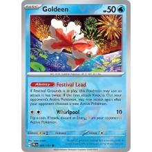 POKEMON PRISMATIC EVOLUTIONS CARTA GOLDEEN POKE BALL
