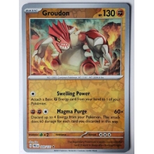 POKEMON PRISMATIC EVOLUTIONS CARTA GROUDON REVERSE