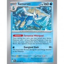 POKEMON WHITE FLARE CARTA SAMUROTT HOLO