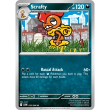 POKEMON WHITE FLARE CARTA SCRAFTY REVERSE