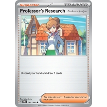 POKEMON CARTA PROFESSOR`S RESEARCH REVERSE