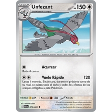 POKEMON CARTA UNFEZANT POCO COMUN