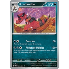 POKEMON CARTA KROOKODILE POCO COMUN