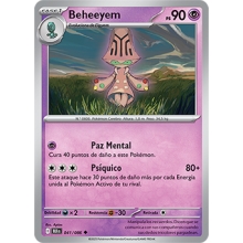 POKEMON CARTA BEHEEYEM POCO COMUN