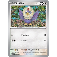 POKEMON CARTA RUFFLET COMUN