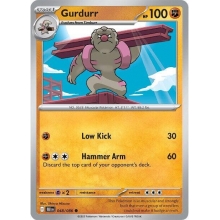 POKEMON CARTA GURDURR COMUN