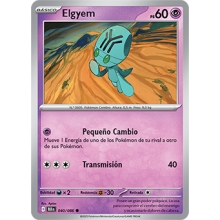 POKEMON CARTA ELGYEM COMUN