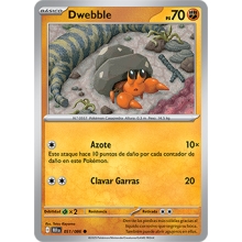 POKEMON CARTA DWEBBLE COMUN