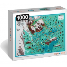 LAPUZZLERA C7CCHTDPI009 PUZZLE PARQUE NACIONAL TORRES DEL PAINE ILUSTRADO 1000 PIEZAS