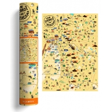LAPUZZLERA MAPA ILUSTRADO SAN PEDRO DE ATACAMA