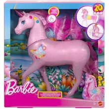 MATTEL JCP78 BARBIE SET UNICORNIO CON LUZ Y SONIDO