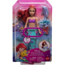 MATTEL JFC39 DISNEY PRINCESA ARIEL DELFIN Y SEBASTIAN