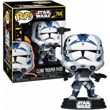 FUNKO 83813 POP STAR WARS CLONE WARS FIVES RETRO