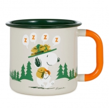 HALLMARK PEANUTS BEAGLE SCOUTS 50TH CAMPING MUG