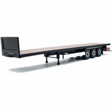 SOLIDO 2400506 1:24 TRANSPORT TRAILER BLACK