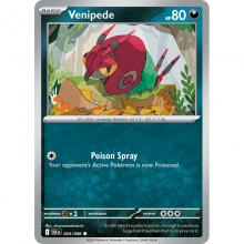 POKEMON BLACK BOLT CARTA VENIPEDE REVERSE