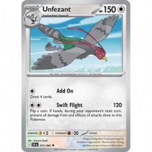 POKEMON BLACK BOLT CARTA UNFEZANT POCO COMUN