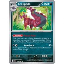 POKEMON BLACK BOLT CARTA SCOLIPEDE POCO COMUN